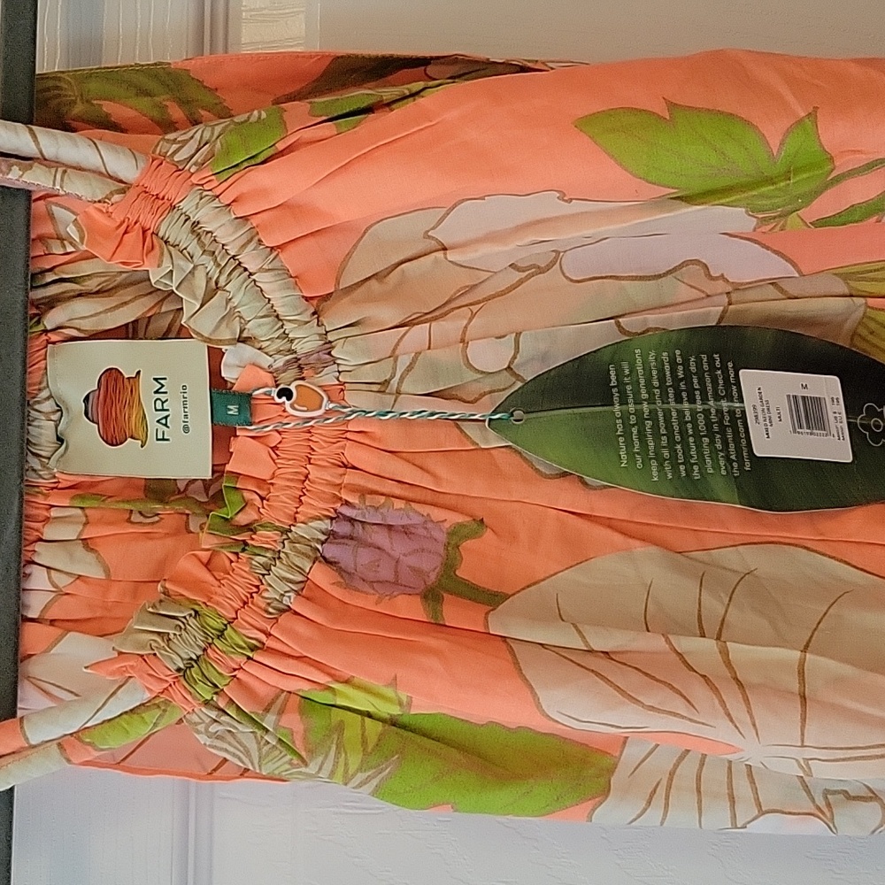 FARM RIO Mixed Neon Garden Mini  Dress NWT - Picture 8 of 11